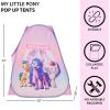 imageBaby Shark Collapsible PopUp Play Tent for Kids28quotx28quotx30quot IndoorOutdoor FunMy Little Pony