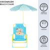 imageIdea Nuova Baby Shark Kids Outdoor Chair with Umbrella  Adjustable Portable Perfect for Beach or PoolCocomelon