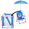 imageIdea Nuova Baby Shark Kids Outdoor Chair with Umbrella  Adjustable Portable Perfect for Beach or PoolPaw Patrol