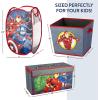 imageIdea Nuova Paw Patrol 4 Piece Storage Solution Set with Pop Up Hamper Collapsible Storage Trunk and 2 Nestable Storage BinsAvengers