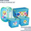 imageIdea Nuova Paw Patrol 4 Piece Storage Solution Set with Pop Up Hamper Collapsible Storage Trunk and 2 Nestable Storage BinsBaby Shark