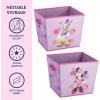 imageIdea Nuova Paw Patrol 4 Piece Storage Solution Set with Pop Up Hamper Collapsible Storage Trunk and 2 Nestable Storage BinsMinnie Mouse