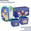 imageIdea Nuova Paw Patrol 4 Piece Storage Solution Set with Pop Up Hamper Collapsible Storage Trunk and 2 Nestable Storage BinsPaw Patrol