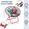 imageIdea Nuova Paw Patrol Chase Rubble and Marshall Toddler 19 Folding Saucer Chair with Metal Frame Ages 3Avengers  Grey