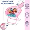 imageIdea Nuova Paw Patrol Chase Rubble and Marshall Toddler 19 Folding Saucer Chair with Metal Frame Ages 3Gabbys Dollhouse