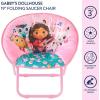 imageIdea Nuova Paw Patrol Chase Rubble and Marshall Toddler 19 Folding Saucer Chair with Metal Frame Ages 3Gabbys Dollhouse