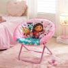 imageIdea Nuova Paw Patrol Chase Rubble and Marshall Toddler 19 Folding Saucer Chair with Metal Frame Ages 3Gabbys Dollhouse