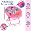 imageIdea Nuova Paw Patrol Chase Rubble and Marshall Toddler 19 Folding Saucer Chair with Metal Frame Ages 3Minnie Mouse Daisy Duck
