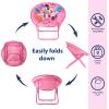 imageIdea Nuova Paw Patrol Chase Rubble and Marshall Toddler 19 Folding Saucer Chair with Metal Frame Ages 3Minnie Mouse Daisy Duck