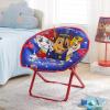 imageIdea Nuova Paw Patrol Chase Rubble and Marshall Toddler 19 Folding Saucer Chair with Metal Frame Ages 3Paw Patrol  Blue