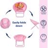 imageIdea Nuova Paw Patrol Chase Rubble and Marshall Toddler 19 Folding Saucer Chair with Metal Frame Ages 3Paw Patrol  Pink