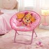 imageIdea Nuova Paw Patrol Chase Rubble and Marshall Toddler 19 Folding Saucer Chair with Metal Frame Ages 3Paw Patrol  Pink