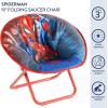 imageIdea Nuova Paw Patrol Chase Rubble and Marshall Toddler 19 Folding Saucer Chair with Metal Frame Ages 3Spiderman Red