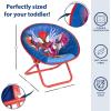 imageIdea Nuova Paw Patrol Chase Rubble and Marshall Toddler 19 Folding Saucer Chair with Metal Frame Ages 3Spidey and His Amazing Friends