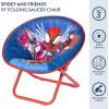 imageIdea Nuova Paw Patrol Chase Rubble and Marshall Toddler 19 Folding Saucer Chair with Metal Frame Ages 3Spidey and His Amazing Friends