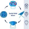 imageIdea Nuova Paw Patrol Chase Rubble and Marshall Toddler 19 Folding Saucer Chair with Metal Frame Ages 3Stitch