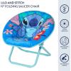 imageIdea Nuova Paw Patrol Chase Rubble and Marshall Toddler 19 Folding Saucer Chair with Metal Frame Ages 3Stitch