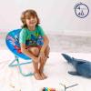 imageIdea Nuova Paw Patrol Chase Rubble and Marshall Toddler 19 Folding Saucer Chair with Metal Frame Ages 3Stitch