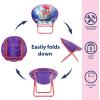 imageIdea Nuova Paw Patrol Chase Rubble and Marshall Toddler 19 Folding Saucer Chair with Metal Frame Ages 3Trolls Purple