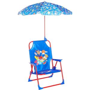 imageIdea Nuova Baby Shark Kids Outdoor Chair with Umbrella  Adjustable Portable Perfect for Beach or PoolPaw Patrol