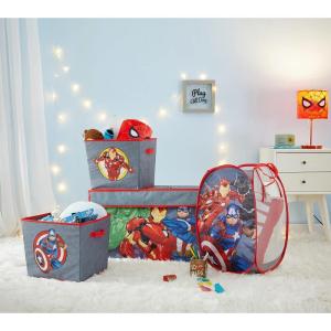 imageIdea Nuova Paw Patrol 4 Piece Storage Solution Set with Pop Up Hamper Collapsible Storage Trunk and 2 Nestable Storage BinsAvengers