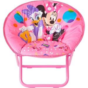 imageIdea Nuova Paw Patrol Chase Rubble and Marshall Toddler 19 Folding Saucer Chair with Metal Frame Ages 3Minnie Mouse Daisy Duck