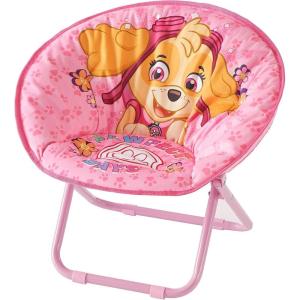 imageIdea Nuova Paw Patrol Chase Rubble and Marshall Toddler 19 Folding Saucer Chair with Metal Frame Ages 3Paw Patrol  Pink