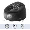 imageIdea Nuova Jurassic World Hillside by pod Plush Kids Bean Bag Chair 24quot Hx24 Hx17 H LargeBlack Panther