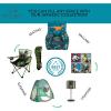 imageIdea Nuova Jurassic World Plush Folding Saucer Chair with 32quot Folding and Metal Frame for KidsTeensAdults LargeJurassic World