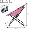 imageIdea Nuova Jurassic World Plush Folding Saucer Chair with 32quot Folding and Metal Frame for KidsTeensAdults LargeMinnie Mouse