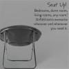 imageIdea Nuova Jurassic World Plush Folding Saucer Chair with 32quot Folding and Metal Frame for KidsTeensAdults LargeSpongebob Squarepants