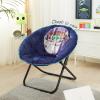 imageIdea Nuova Jurassic World Plush Folding Saucer Chair with 32quot Folding and Metal Frame for KidsTeensAdults LargeStar Wars Mandalorian