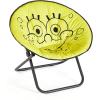 imageIdea Nuova Jurassic World Plush Folding Saucer Chair with 32quot Folding and Metal Frame for KidsTeensAdults LargeSpongebob Squarepants