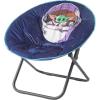 imageIdea Nuova Jurassic World Plush Folding Saucer Chair with 32quot Folding and Metal Frame for KidsTeensAdults LargeStar Wars Mandalorian