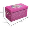 imageDisney Minnie Mouse Collapsible Toy Storage Bench and Ottoman  Durable and Functional 145quot H x 145quot D x 25quot L Perfect for Kids RoomsLol Surprise