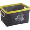 imageIdea Nuova Batman 3 Piece Nestable Rectangular Storage Bins with Grommet Handles for Organizing Toys Games Clothes in Nursery Playroom Bedroom BathroomBatman