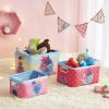 imageIdea Nuova Batman 3 Piece Nestable Rectangular Storage Bins with Grommet Handles for Organizing Toys Games Clothes in Nursery Playroom Bedroom BathroomTrolls