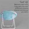 imageIdea Nuova Batman Folding Lounge and Gaming Saucer Chair Polyester 29quot H x 32quot W x 22quot D 16quotD x 19quotH 14quot from floorFrozen 2