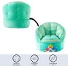 imageIdea Nuova Cocomelon Blue Round Bean Bag Chair for Kids Ages 3 LargeBaby Shark