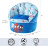 imageIdea Nuova Cocomelon Blue Round Bean Bag Chair for Kids Ages 3 LargeSpidey and His Amazing Friends