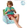 imageIdea Nuova Cocomelon Kids Mink Plush Bean Bag Chair with Piping ampamp Top Carry Handle  LargeCocomelon