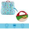 imageIdea Nuova Cocomelon Kids Mink Plush Bean Bag Chair with Piping ampamp Top Carry Handle  LargeCocomelon