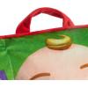 imageIdea Nuova Cocomelon Kids Mink Plush Bean Bag Chair with Piping ampamp Top Carry Handle  LargeCocomelon