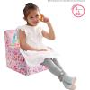 imageIdea Nuova Cocomelon Kids Mink Plush Bean Bag Chair with Piping ampamp Top Carry Handle  LargeMinnie Mouse