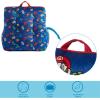 imageIdea Nuova Cocomelon Kids Mink Plush Bean Bag Chair with Piping ampamp Top Carry Handle  LargeSuper Mario