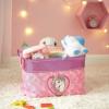 imageIdea Nuova Minions Rectangular Storage Bin with Gold Trim and HandlesJojo Siwa