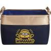 imageIdea Nuova Minions Rectangular Storage Bin with Gold Trim and HandlesMinions