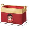 imageIdea Nuova Minions Rectangular Storage Bin with Gold Trim and HandlesRed