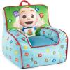 imageIdea Nuova Cocomelon Kids Mink Plush Bean Bag Chair with Piping ampamp Top Carry Handle  LargeCocomelon