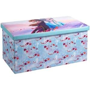 imageDisney Minnie Mouse Collapsible Toy Storage Bench and Ottoman  Durable and Functional 145quot H x 145quot D x 25quot L Perfect for Kids RoomsFrozen 2